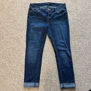 White House Black Market Dark Blue Ankle Jeans